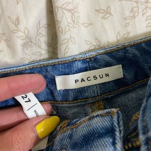 butterfly jean shorts